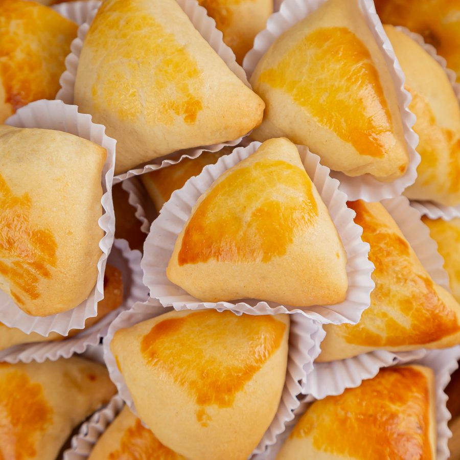 Pastel assado de frango