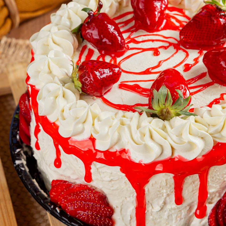 Torta Ninho com Morango